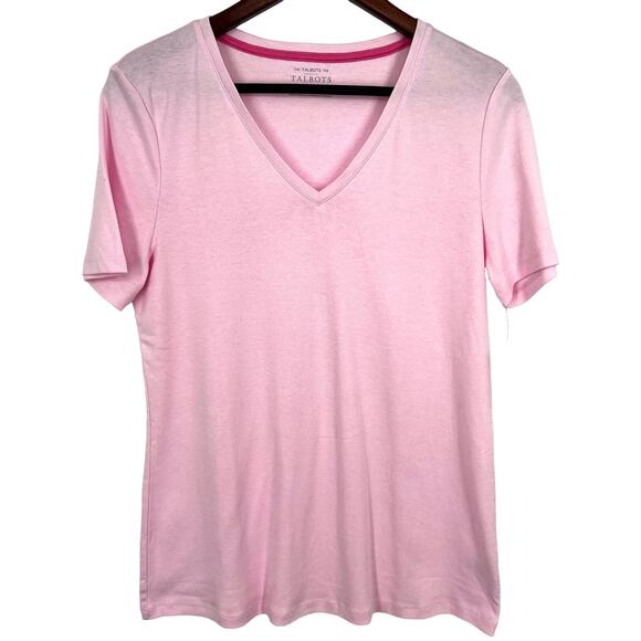 Talbots Tops - NEW NWT Talbots Sz Large (Snug Fit) The Talbots Tee Pink Blouse Shirt Top Mature